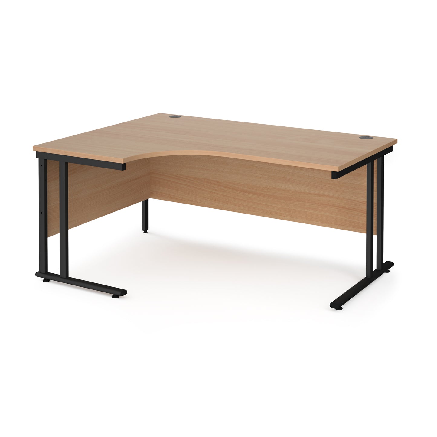 Maestro 25 cantilever left hand ergonomic desk - MC16ELKB
