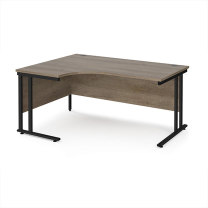 Maestro 25 cantilever left hand ergonomic desk - MC16ELKNO