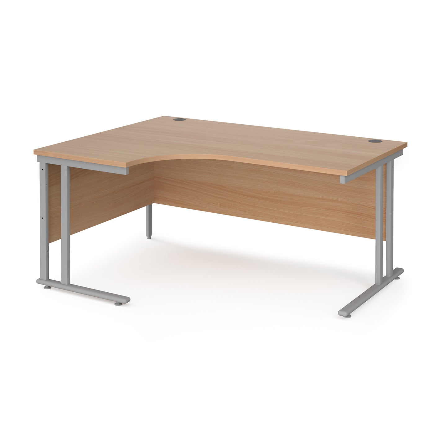 Maestro 25 cantilever left hand ergonomic desk - MC16ELSB