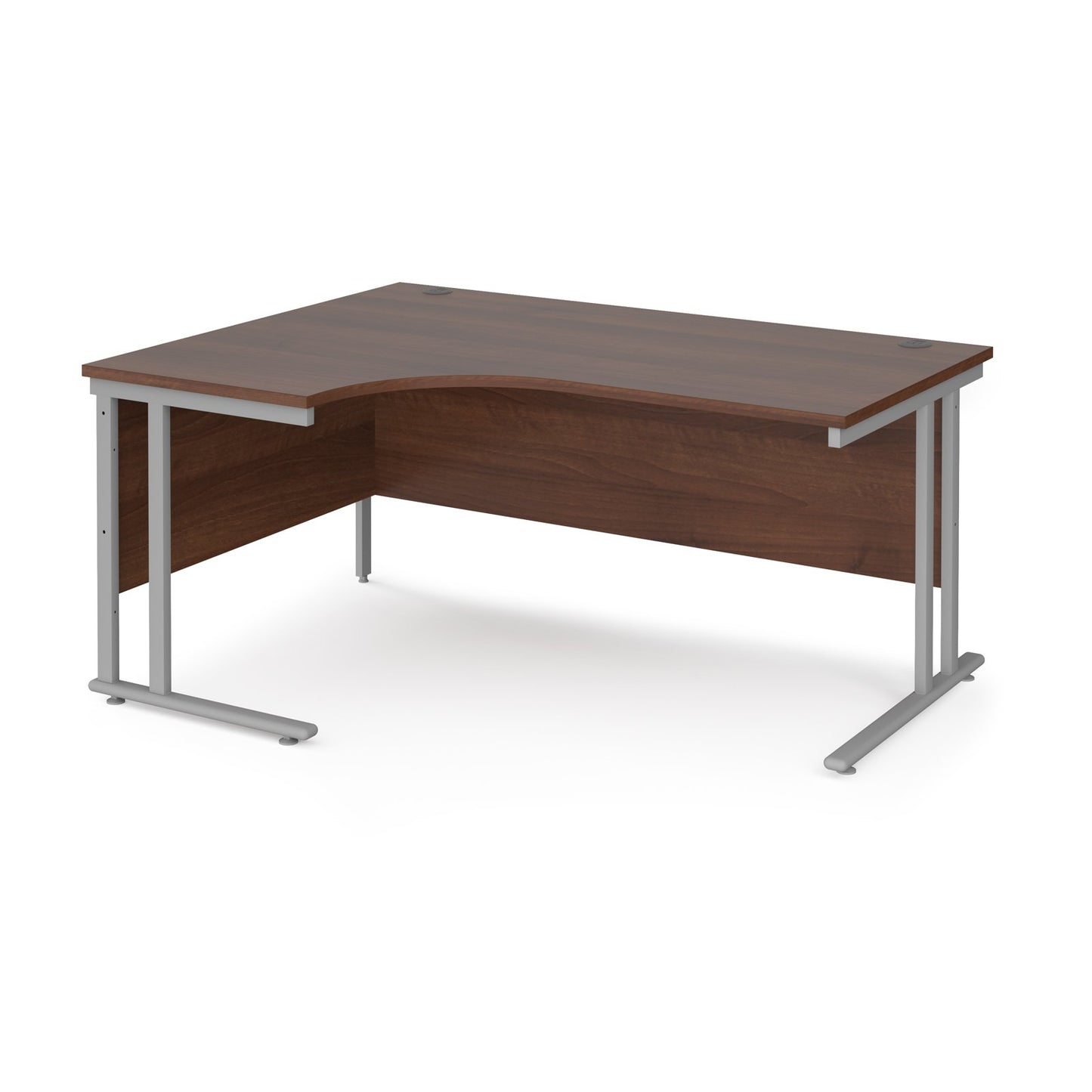 Maestro 25 cantilever left hand ergonomic desk - Oak