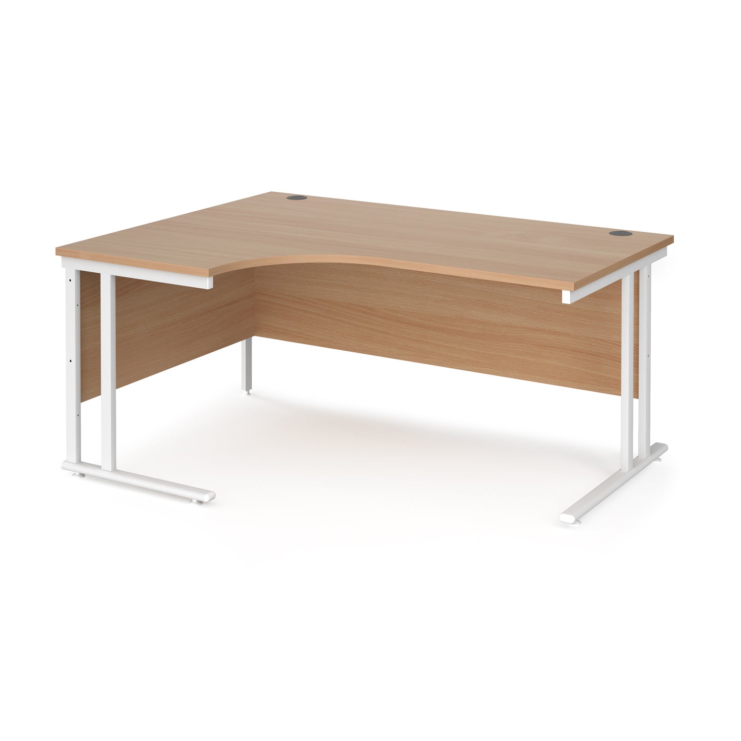 Maestro 25 cantilever left hand ergonomic desk - MC16ELWHB