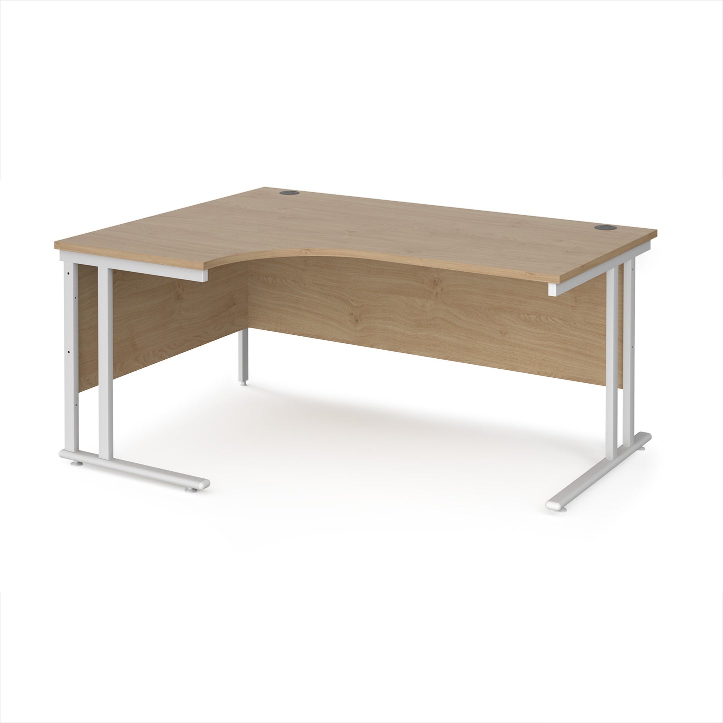 Maestro 25 cantilever left hand ergonomic desk - MC16ELWHKO