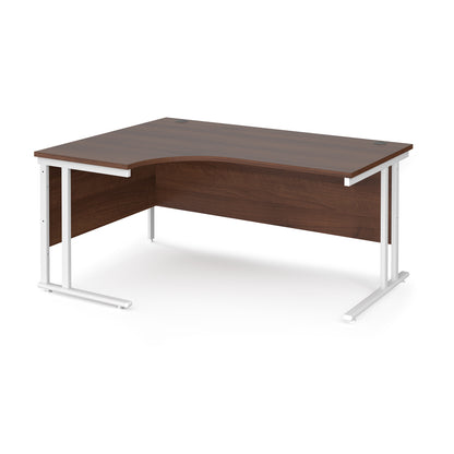 Maestro 25 cantilever left hand ergonomic desk - MC16ELWHW