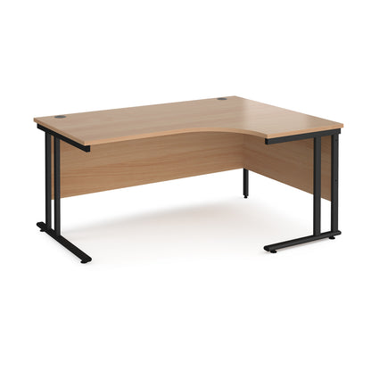 Maestro 25 cantilever right hand ergonomic desk - MC16ERKB