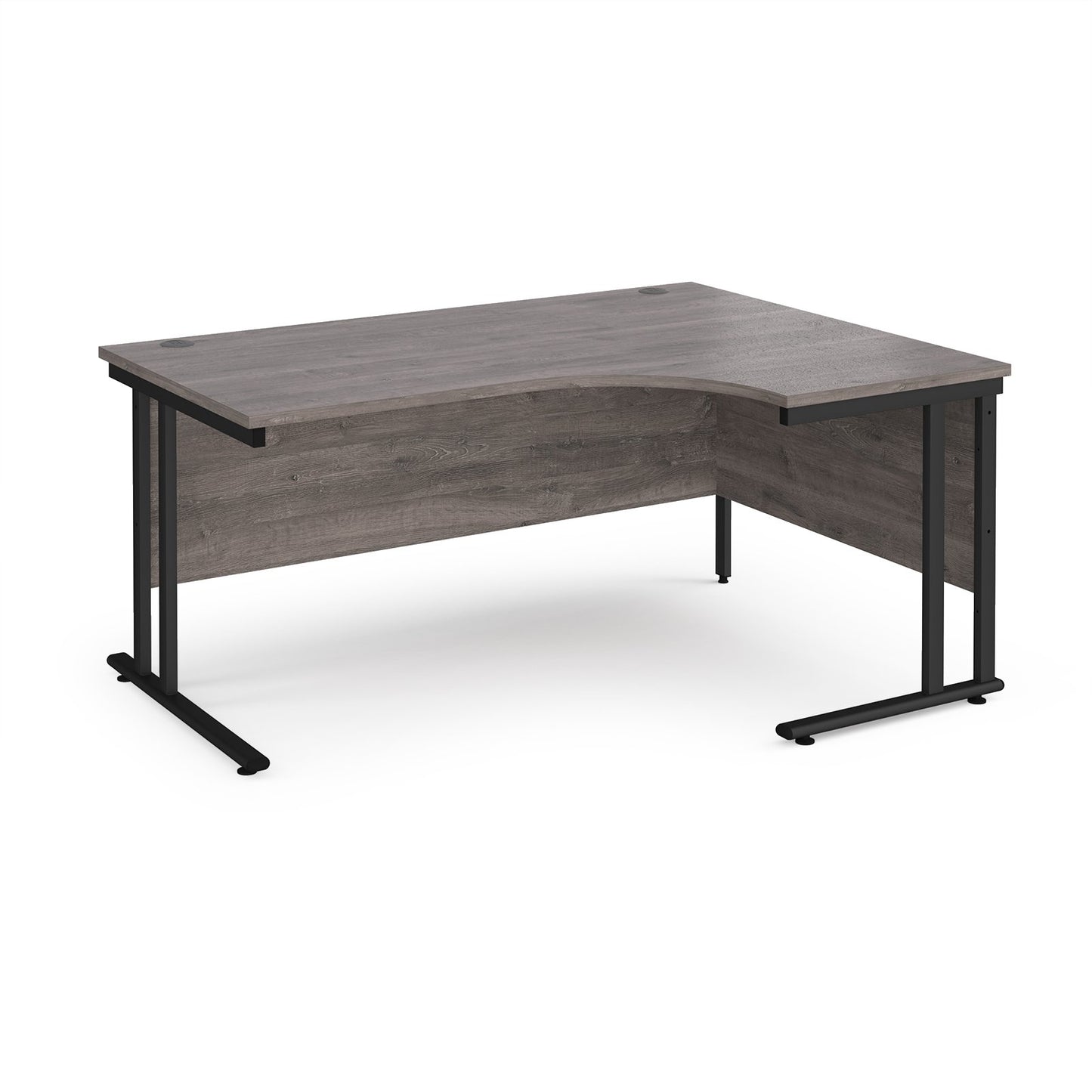 Maestro 25 cantilever right hand ergonomic desk - Walnut