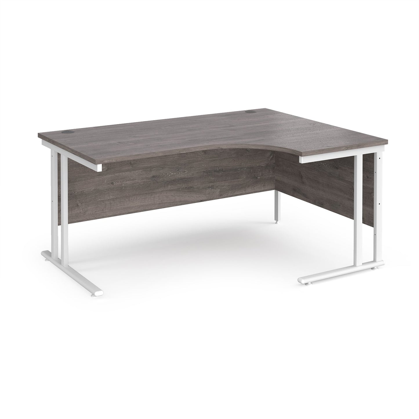 Maestro 25 cantilever right hand ergonomic desk - Walnut