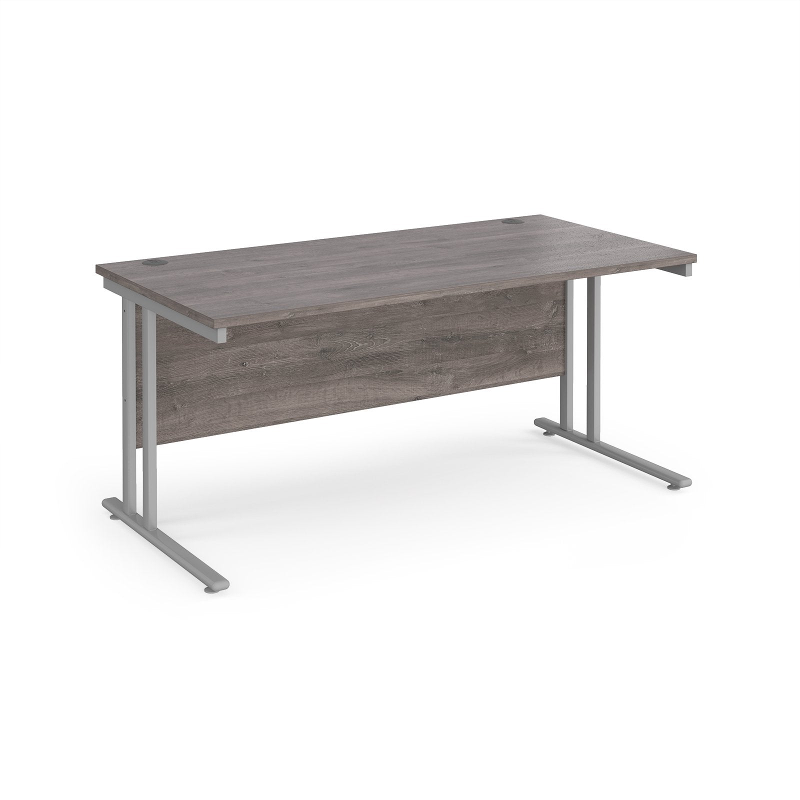 Maestro 25 cantilever 800mm deep desk - Oak