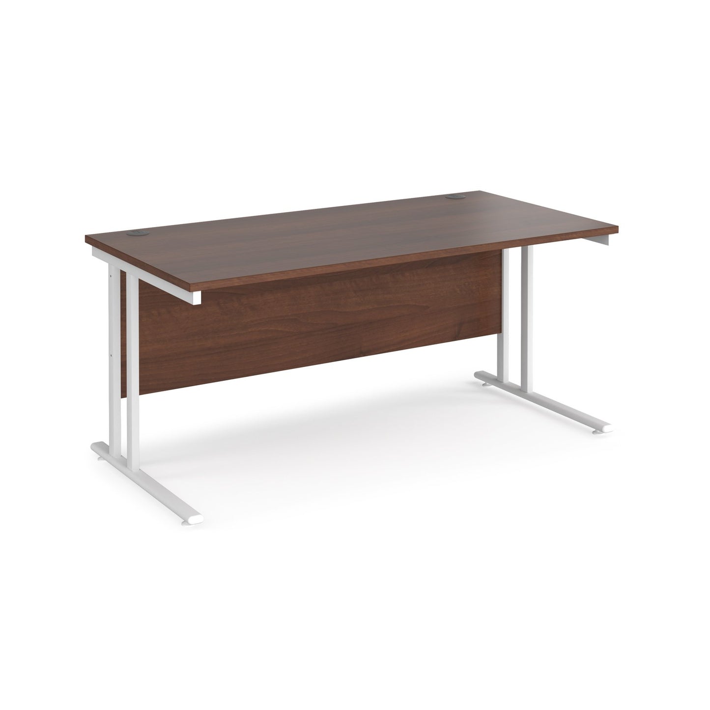 Maestro 25 cantilever 800mm deep desk - Grey Oak