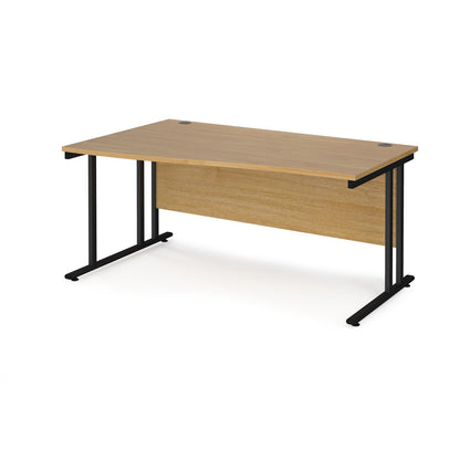 Maestro 25 cantilever left hand wave desk - Oak