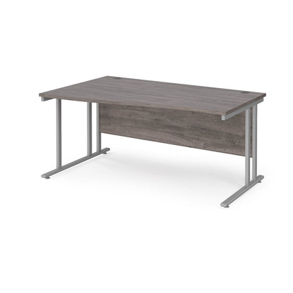 Maestro 25 cantilever left hand wave desk - Oak