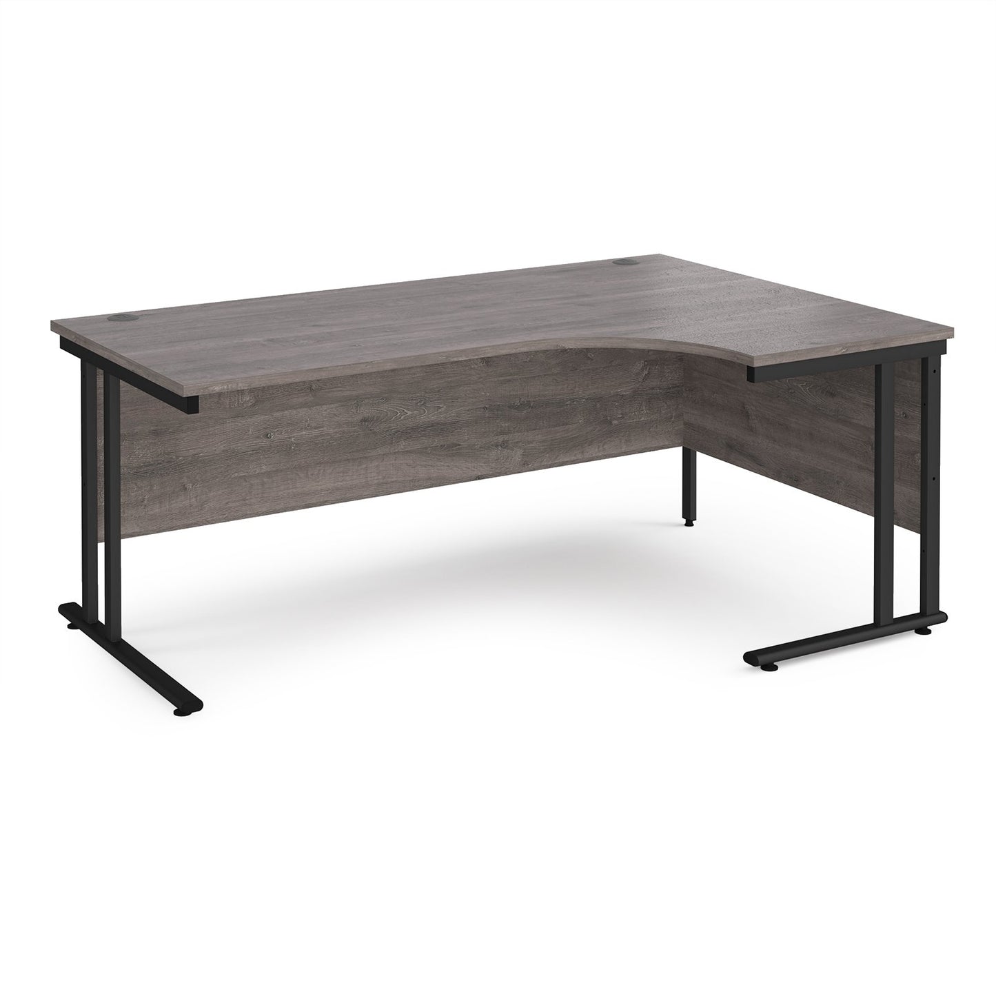 Maestro 25 cantilever right hand ergonomic desk - Walnut