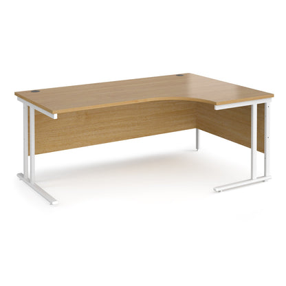 Maestro 25 cantilever right hand ergonomic desk - Walnut