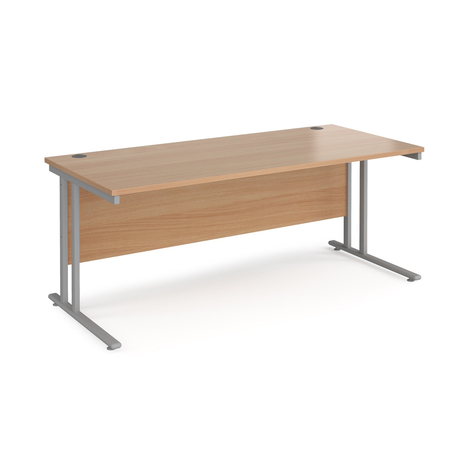 Maestro 25 Straight Office Desks – 800mm Deep Cantilever Workstation Desks – Available in Multiple Sizes & Colours