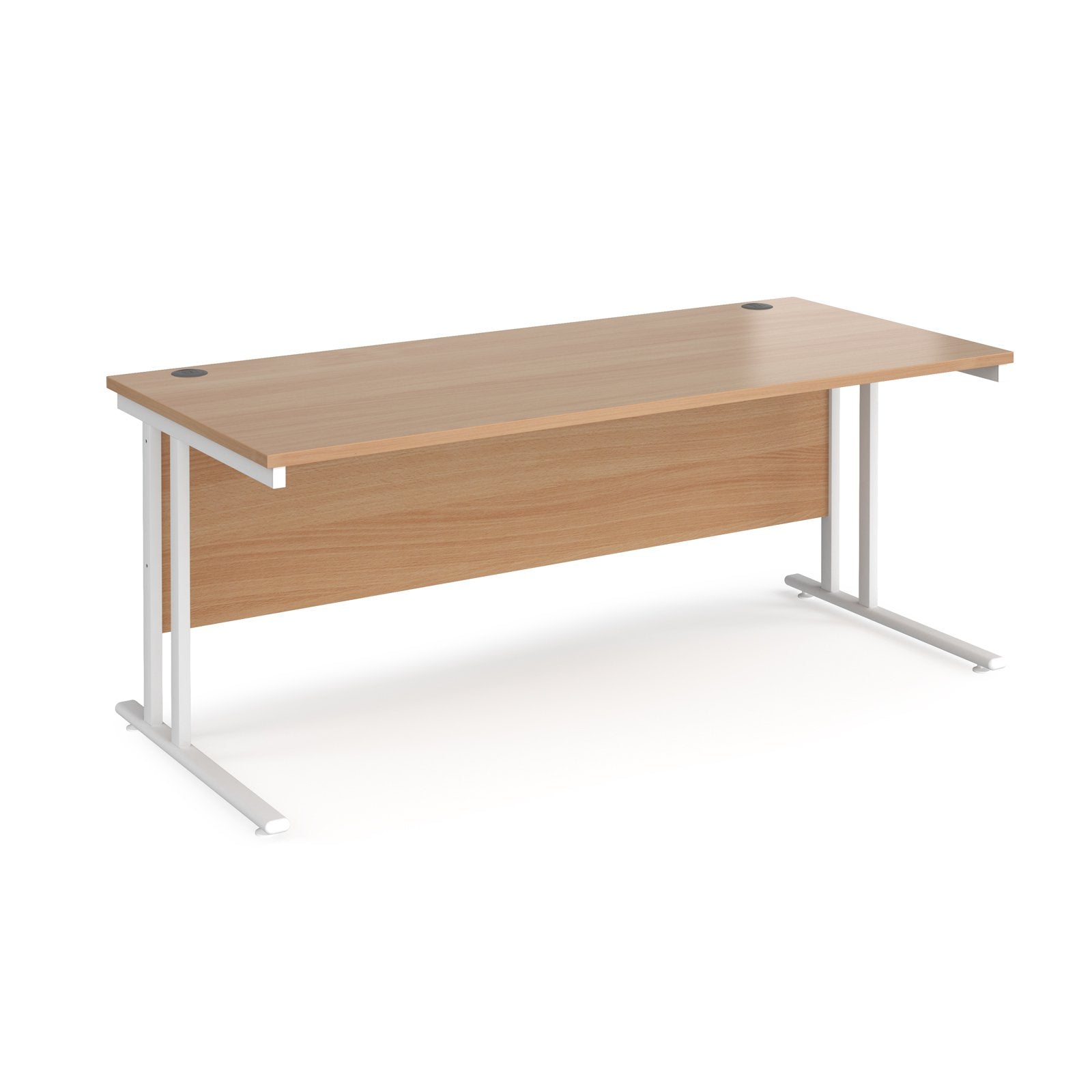 Maestro 25 Straight Office Desks – 800mm Deep Cantilever Workstation Desks – Available in Multiple Sizes & Colours