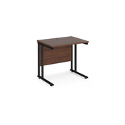Rectangular Office Desk – 600mm Deep with Silver Cantilever Frame