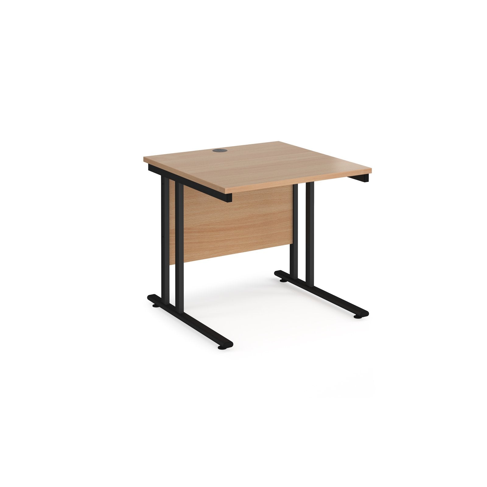 Maestro 25 Straight Office Desks – 800mm Deep Cantilever Workstation Desks – Available in Multiple Sizes & Colours