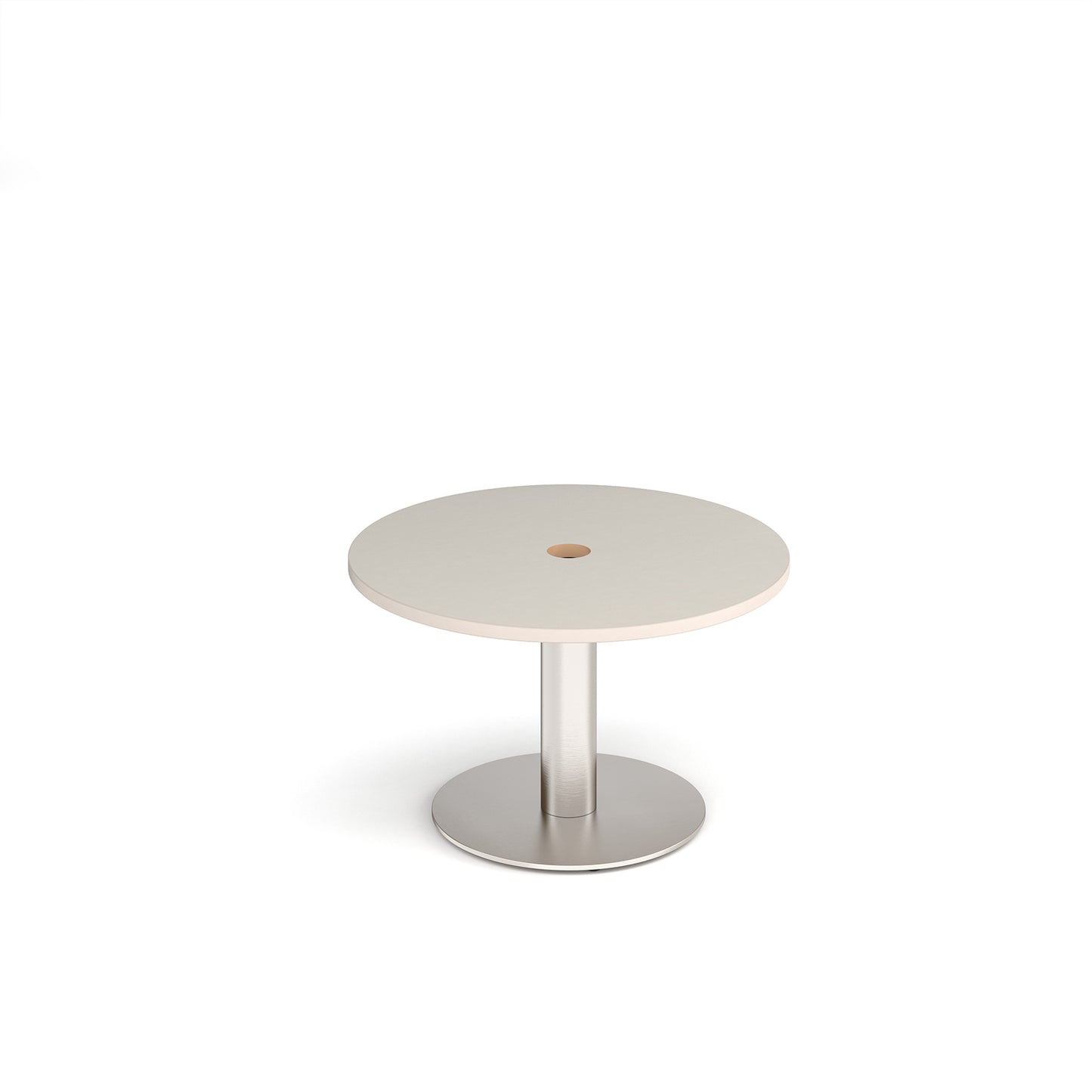 Monza circular power ready coffee table - MCC800-CO-BS-LG