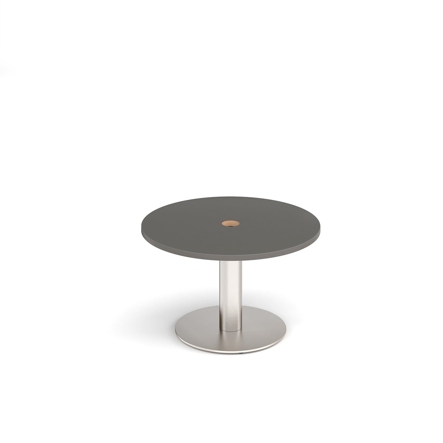 Monza circular power ready coffee table - MCC800-CO-BS-OG
