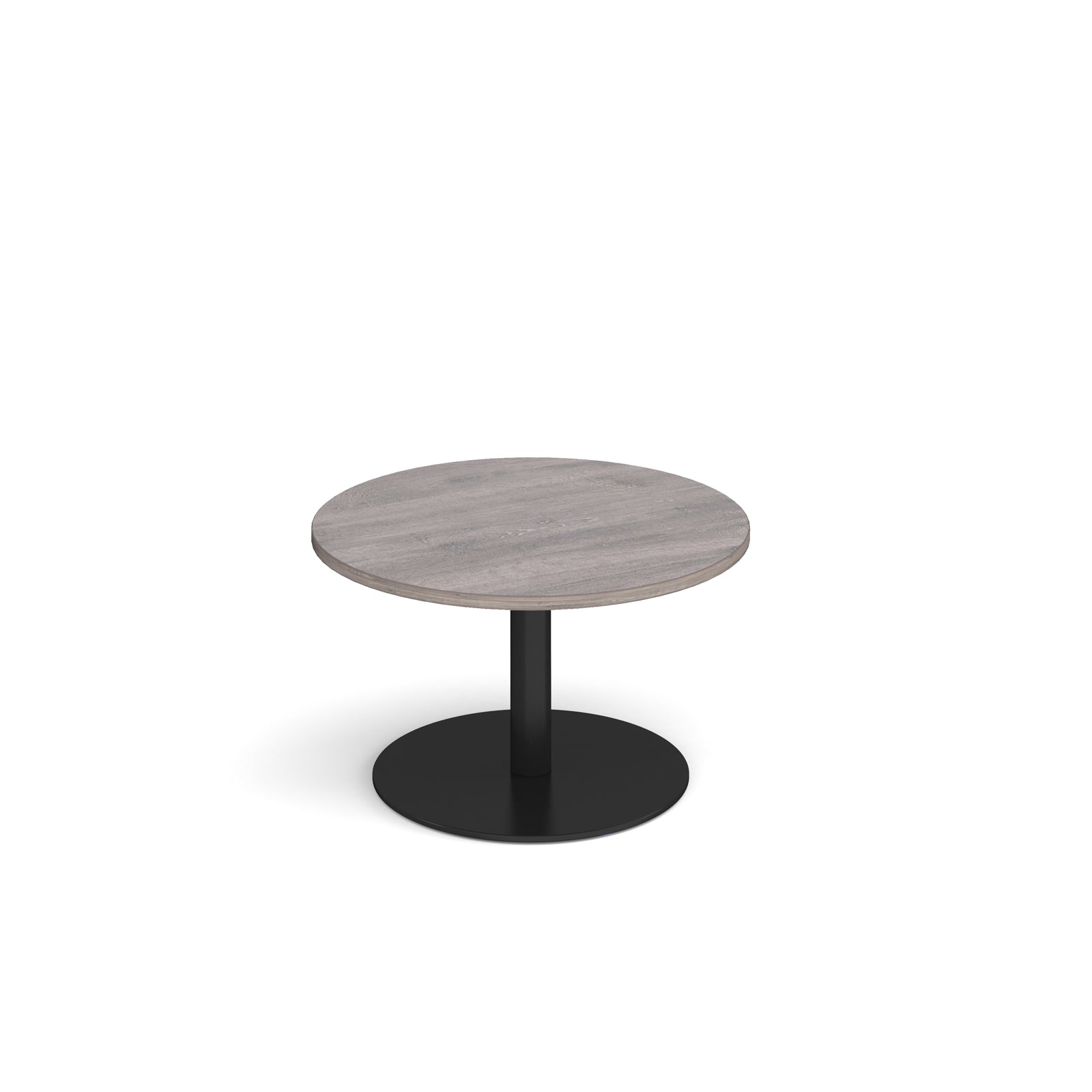 Monza circular coffee table with flat round base