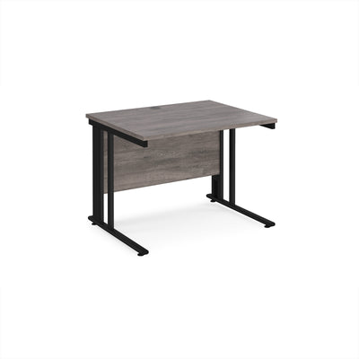 Maestro 25 cable managed 800mm deep desk - MCM10KGO