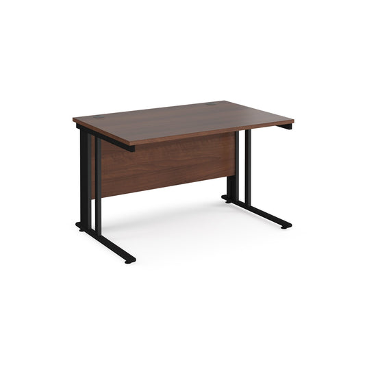 Maestro 25 Straight Office Desk – 800mm Deep with Cantilever Leg Frame – Available in Multiple Sizes & Colours