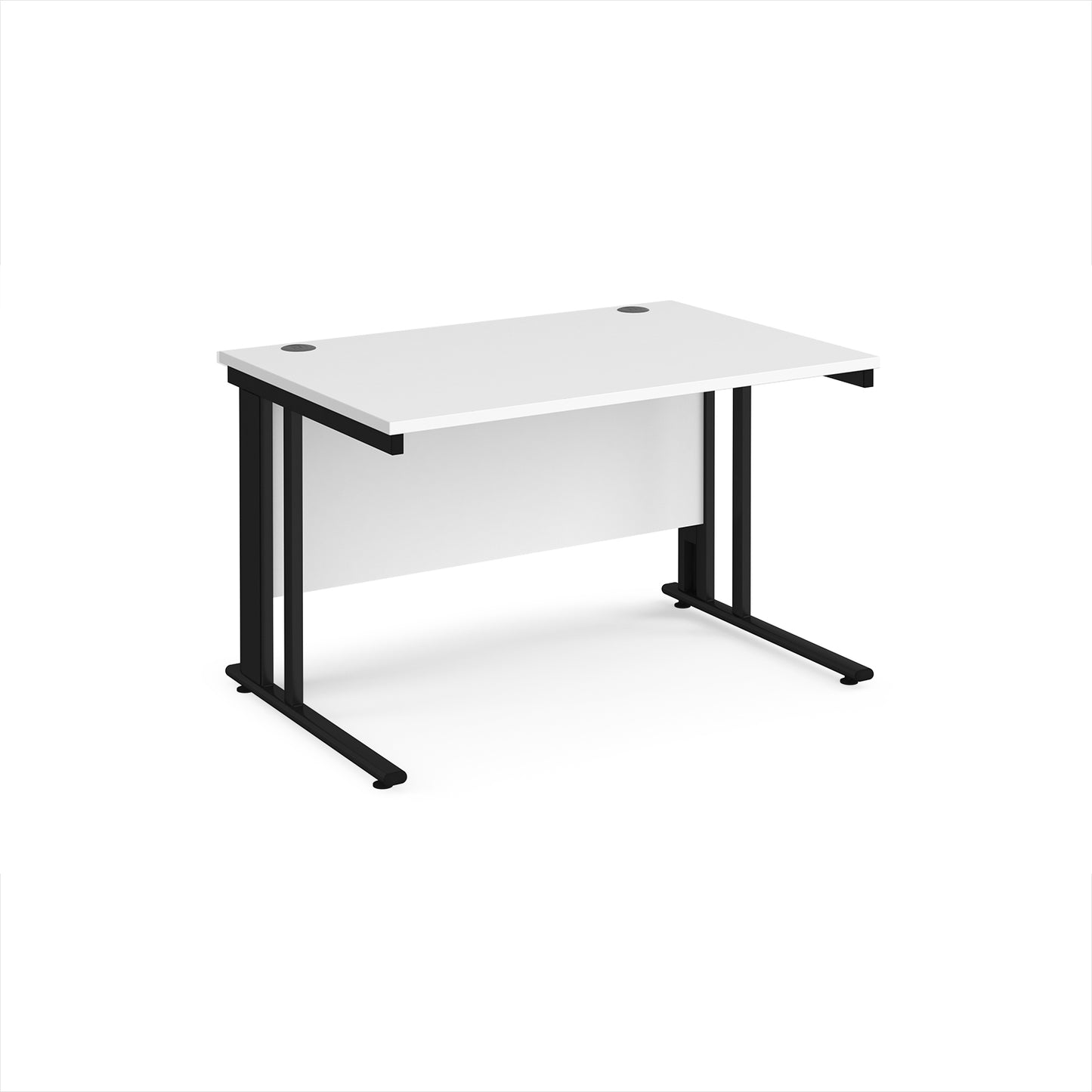 Maestro 25 cable managed 800mm deep desk - MCM12KWH