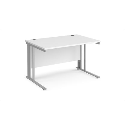 Maestro 25 cable managed 800mm deep desk - MCM12SWH