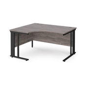 Maestro 25 cable managed left hand ergonomic corner desk