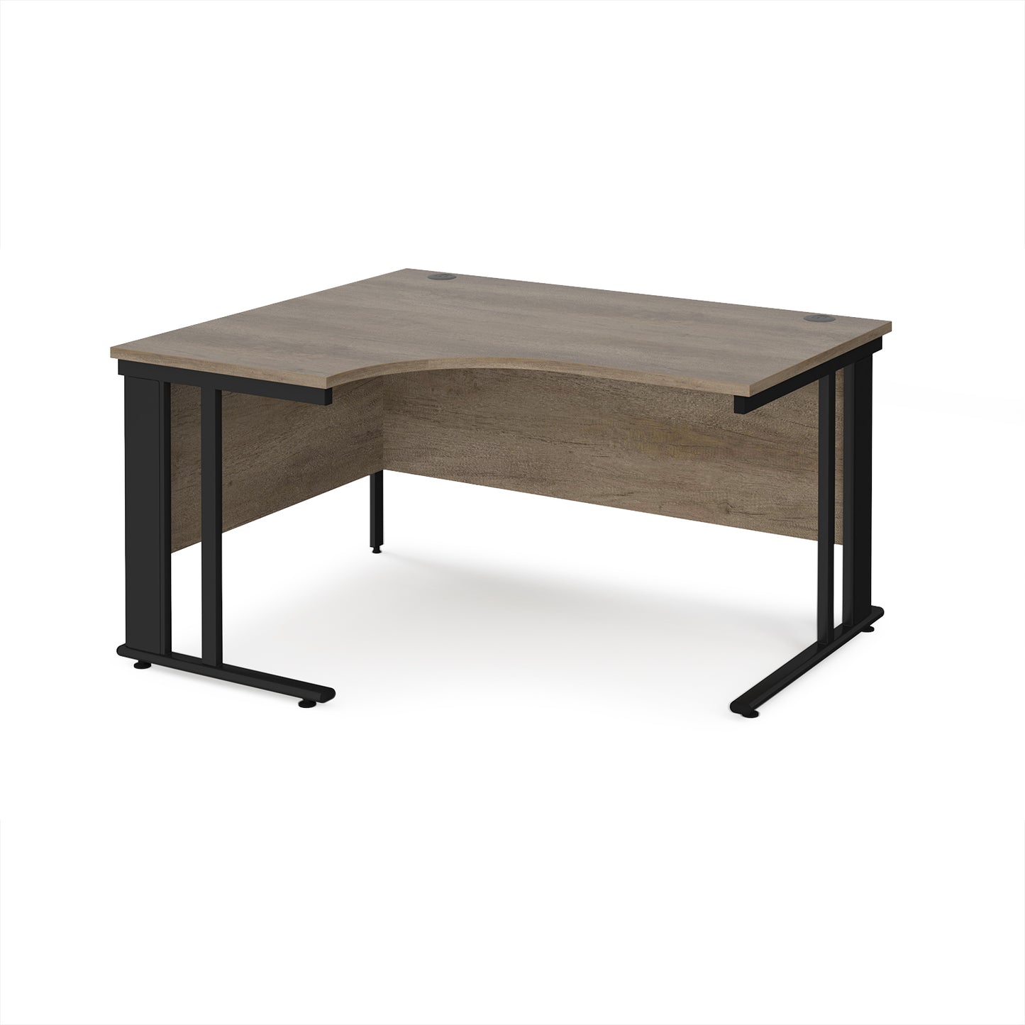 Maestro 25 cable managed left hand ergonomic desk - MCM14ELKNO