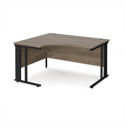 Maestro 25 cable managed left hand ergonomic desk - MCM14ELKNO