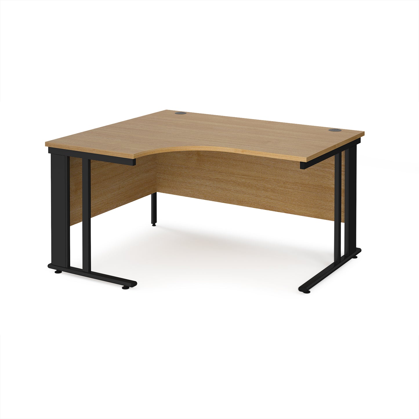 Maestro 25 cable managed left hand ergonomic desk - MCM14ELKO