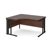 Maestro 25 cable managed left hand ergonomic corner desk