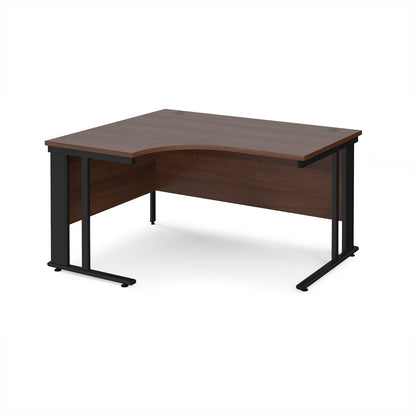 Maestro 25 cable managed left hand ergonomic desk - MCM14ELKW