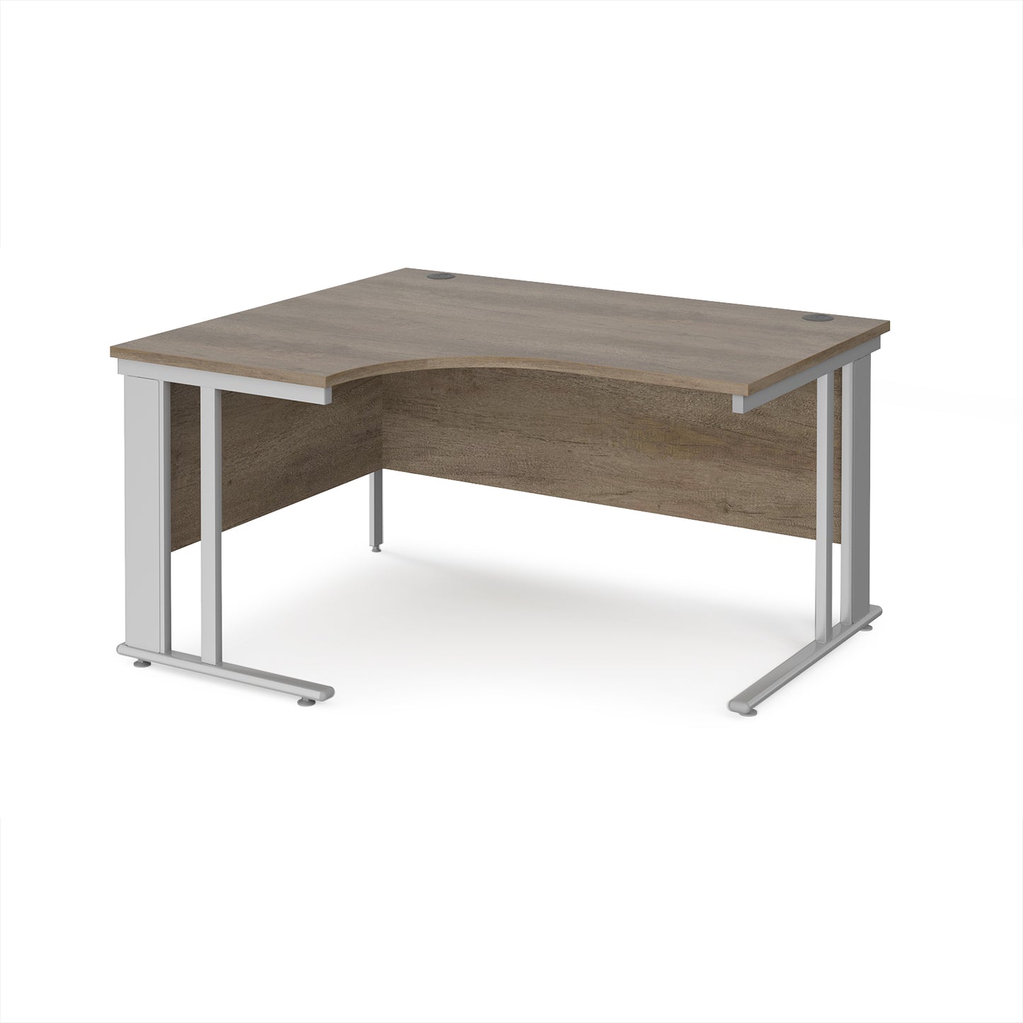Maestro 25 cable managed left hand ergonomic desk - MCM14ELSNO