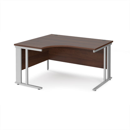 Maestro 25 cable managed left hand ergonomic desk - MCM14ELSW