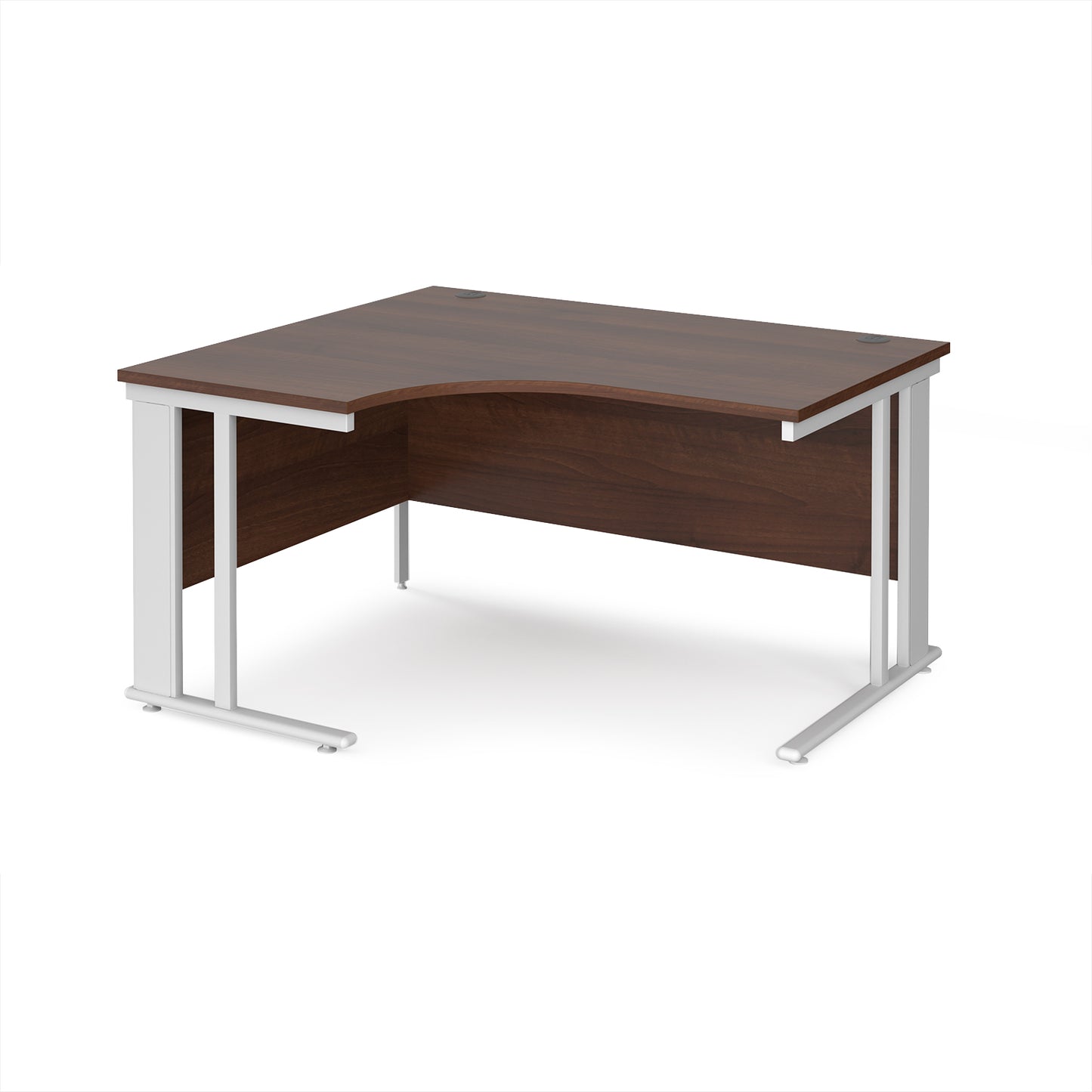 Maestro 25 cable managed left hand ergonomic desk - MCM14ELWHW