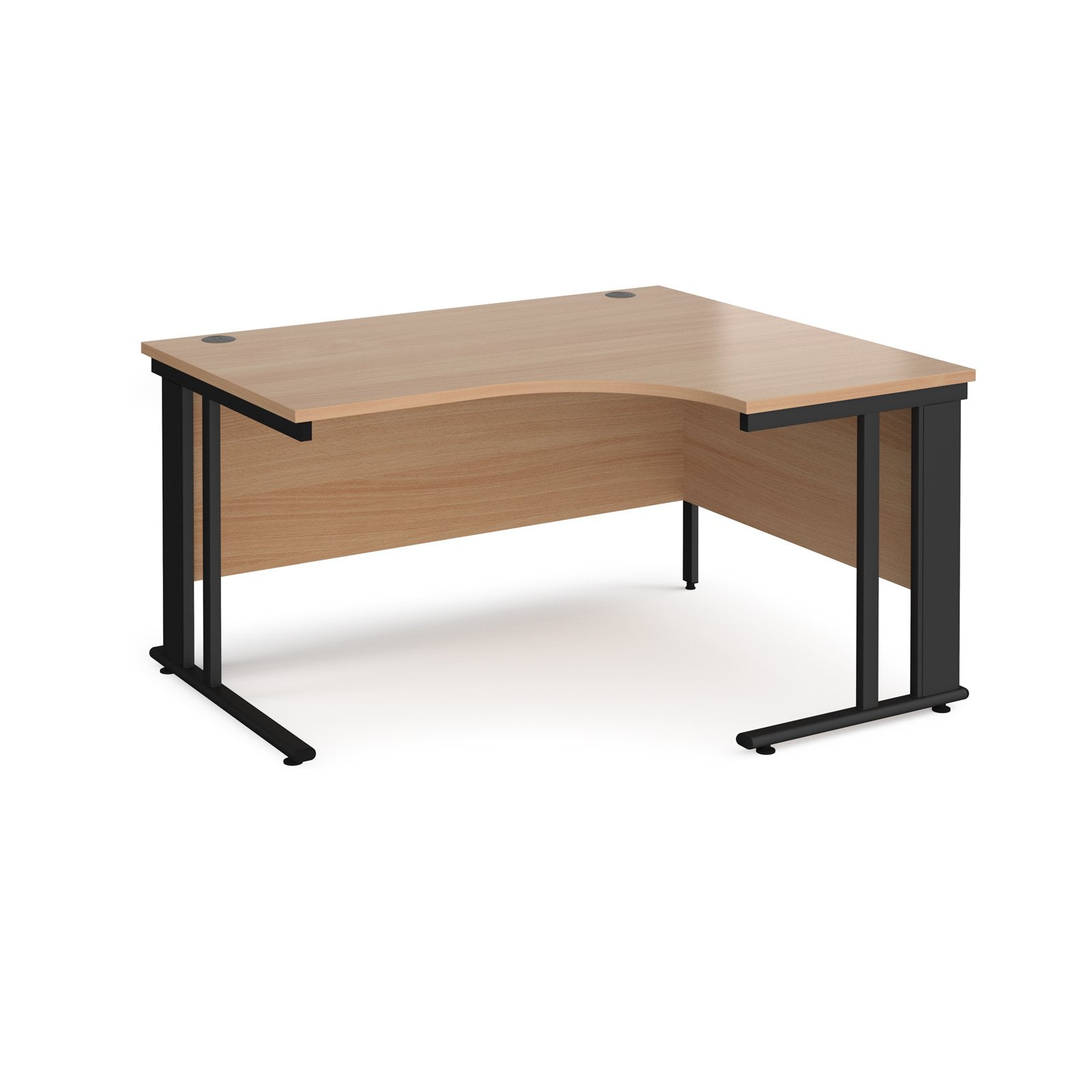 Maestro 25 cable managed right hand ergonomic corner desk