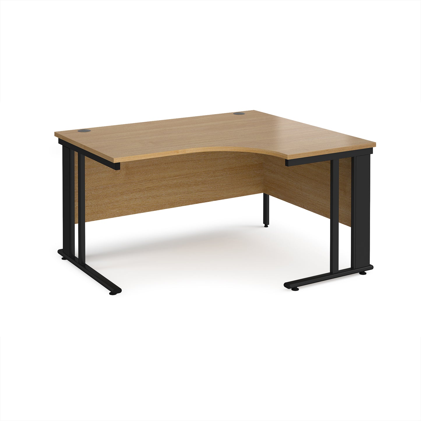 Maestro 25 cable managed right hand ergonomic desk - MCM14ERKO
