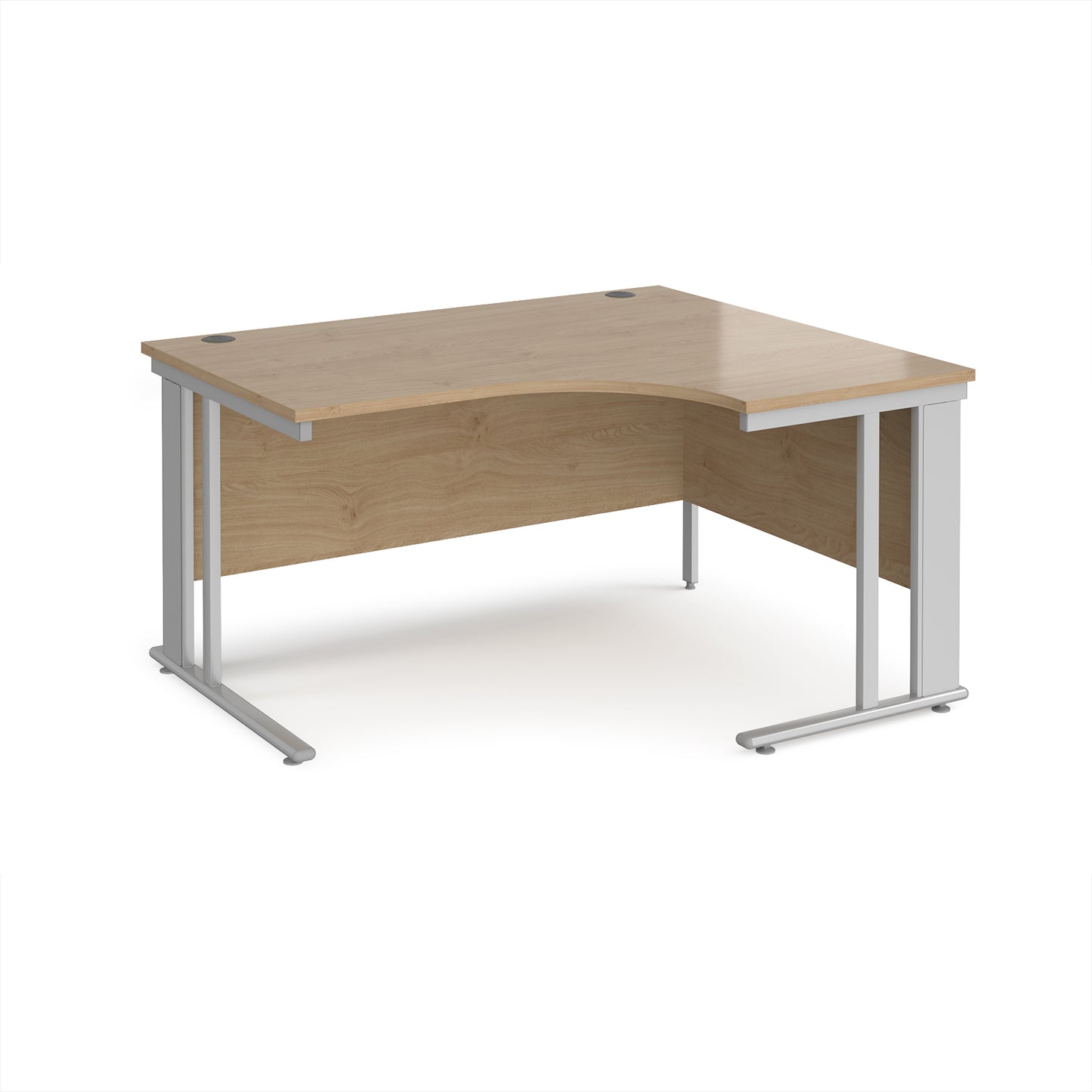 Maestro 25 cable managed right hand ergonomic desk - MCM14ERSKO
