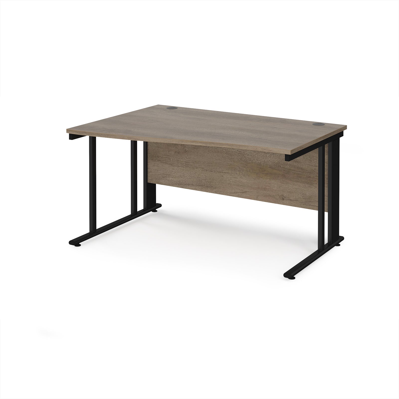 Maestro 25 cable managed left hand wave desk - MCM14WLKNO