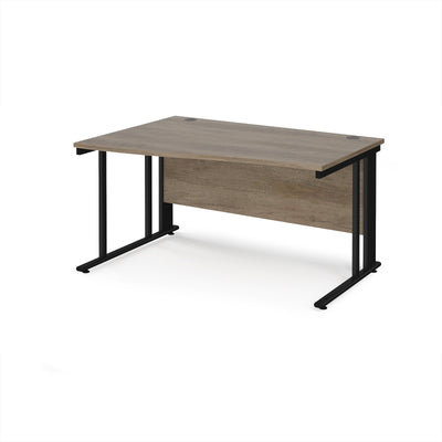 Maestro 25 cable managed left hand wave desk - MCM14WLKNO