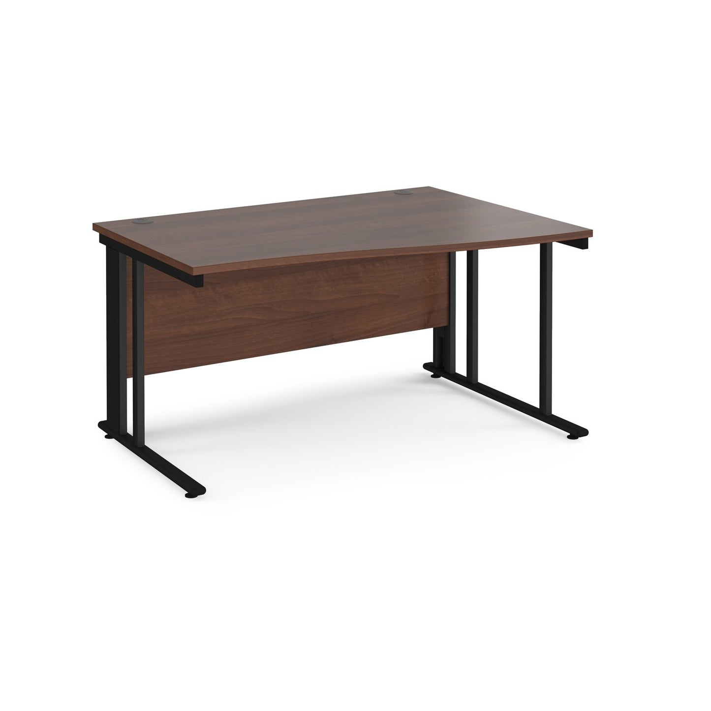 Maestro 25 cable managed right hand wave desk