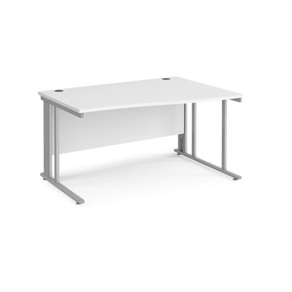 Maestro 25 cable managed right hand wave desk - MCM14WRSWH