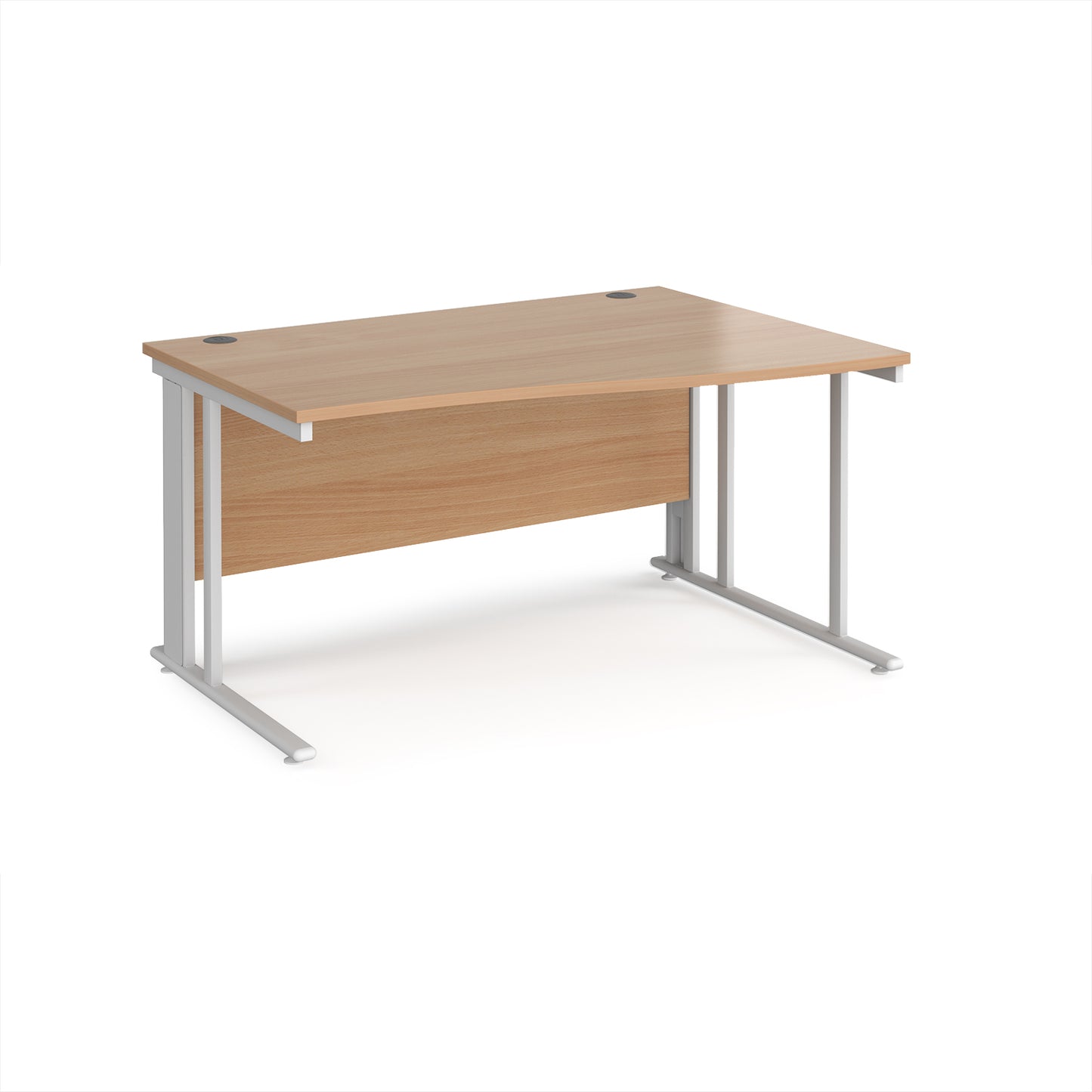 Maestro 25 cable managed right hand wave desk - MCM14WRWHB