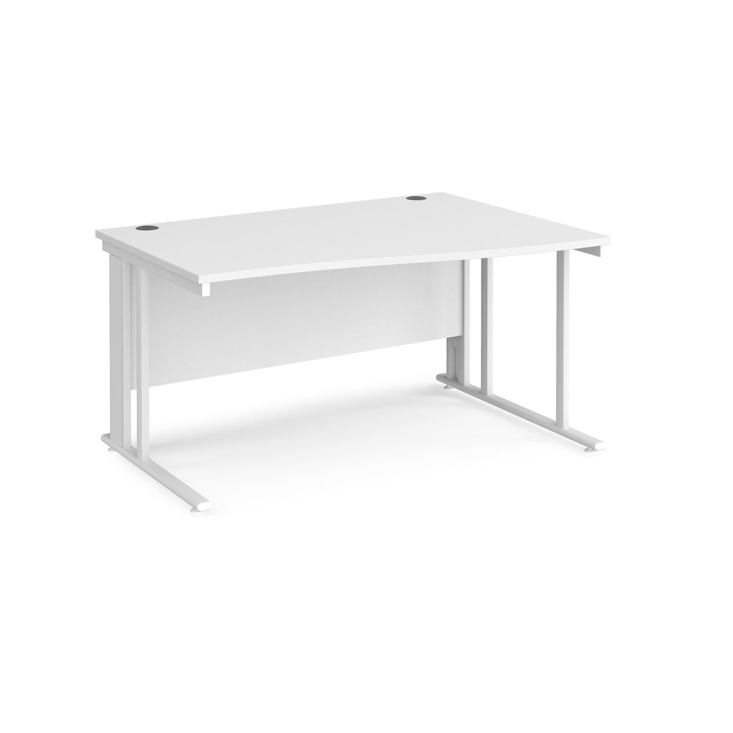 Maestro 25 cable managed right hand wave desk