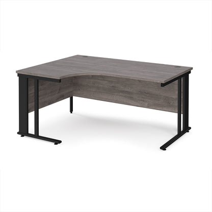 Maestro 25 cable managed left hand ergonomic desk - MCM16ELKGO