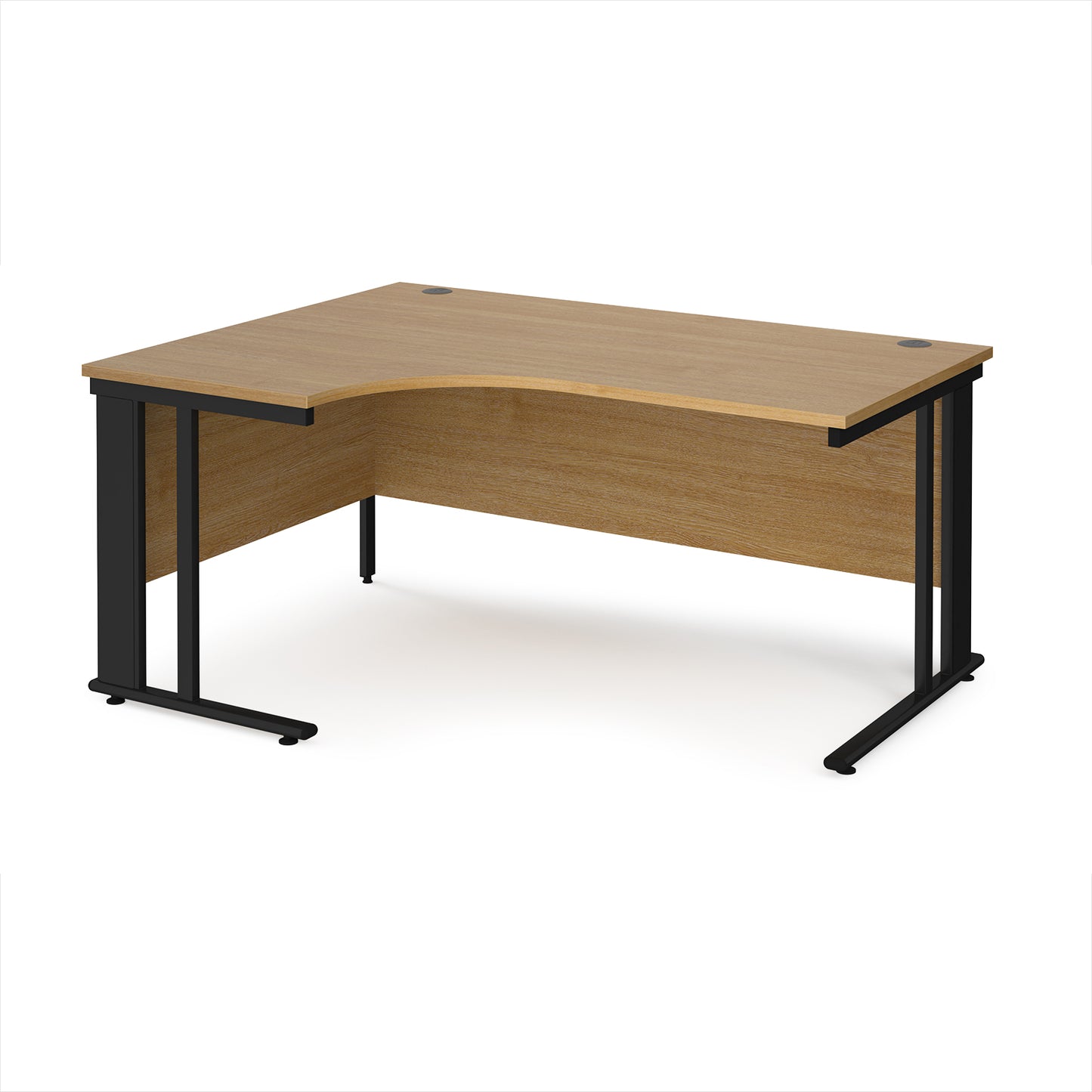 Maestro 25 cable managed left hand ergonomic desk - MCM16ELKO
