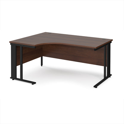 Maestro 25 cable managed left hand ergonomic desk - MCM16ELKW