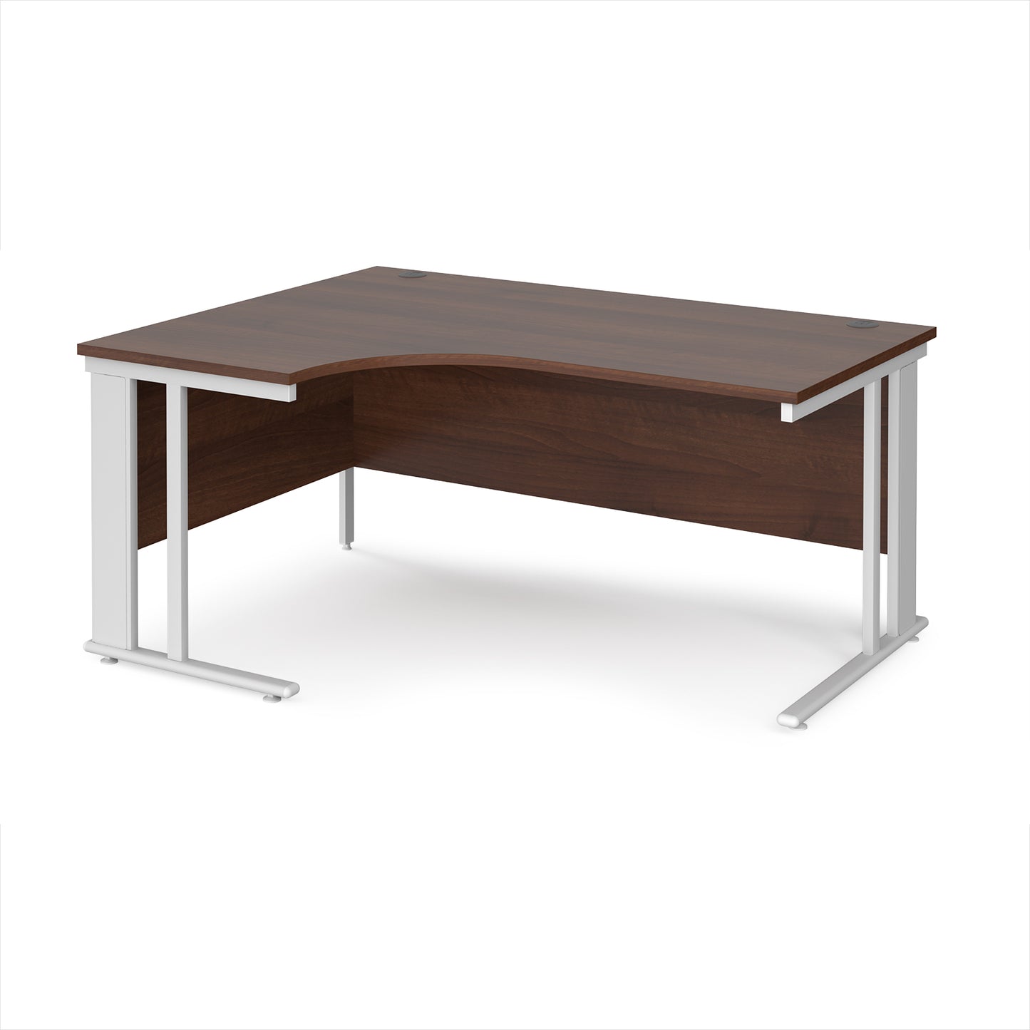 Maestro 25 cable managed left hand ergonomic desk - MCM16ELWHW