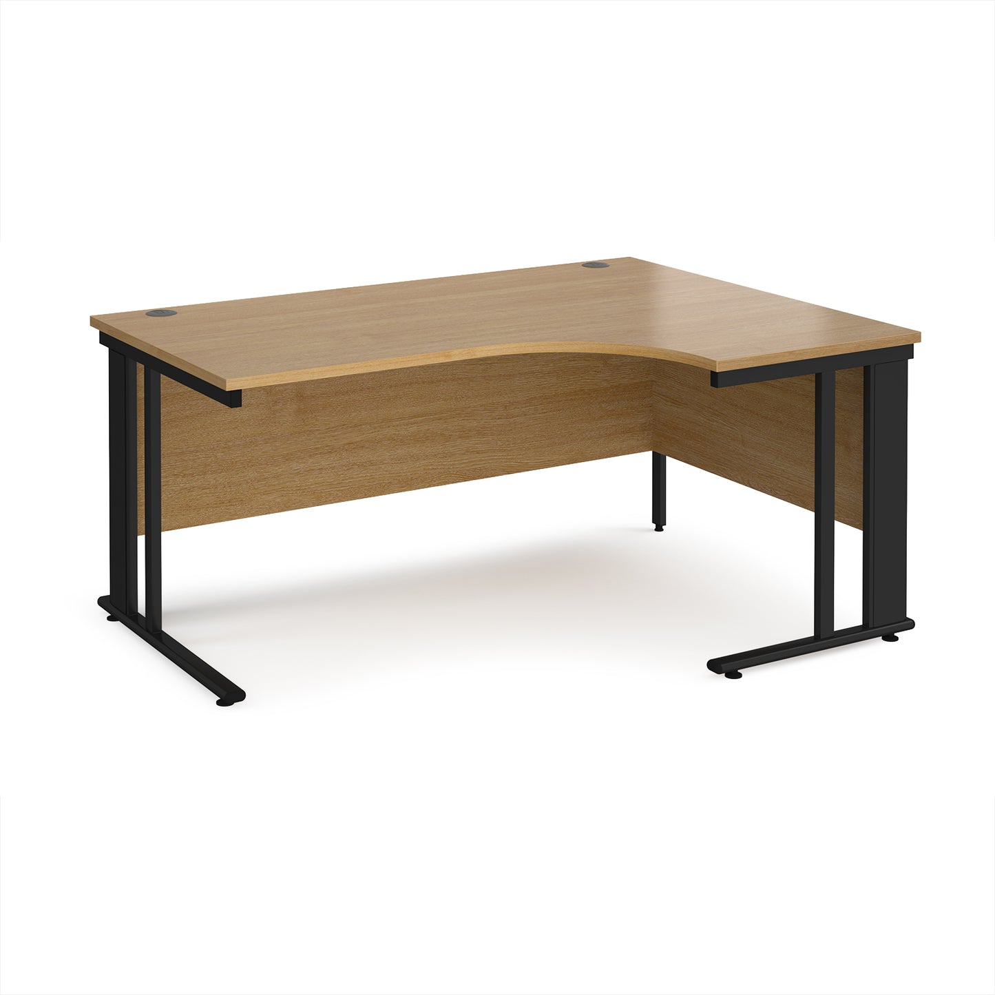Maestro 25 cable managed right hand ergonomic desk - MCM16ERKO
